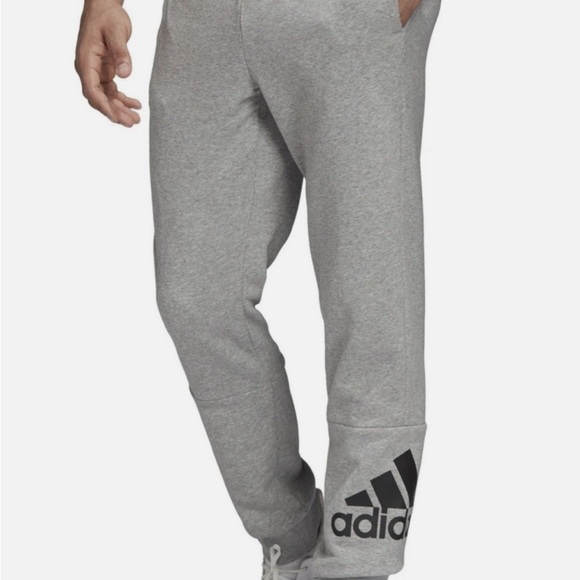 Adidas Men's Gray Joggers nwot - Picture 1 of 7